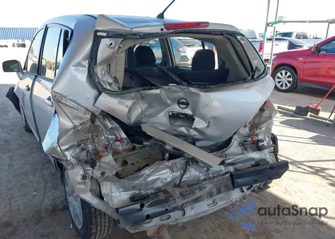 2012 Nissan Versa 1.8 S из США, поврежденный, VIN 3N1BC1CP2CL373887